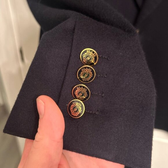 Brioni 100% Cashmere Traiano Blazer Jacket Golden Buttons - Picture 8 of 9